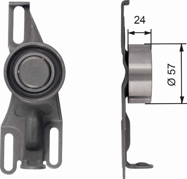 GATES T41132 - Натяжний ролик, ремінь ГРМ autozip.com.ua