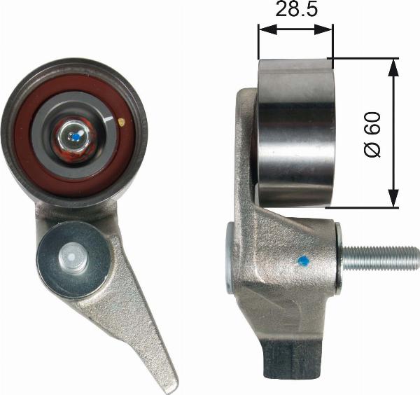 GATES T41316 - Натяжний ролик, ремінь ГРМ autozip.com.ua