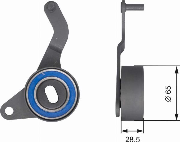 GATES T41257 - Натяжний ролик, ремінь ГРМ autozip.com.ua
