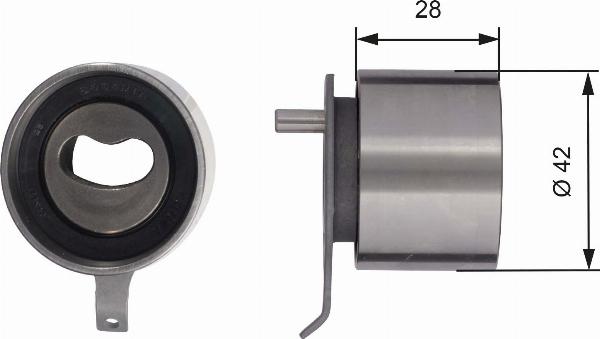 GATES T41267 - Натяжний ролик, ремінь ГРМ autozip.com.ua