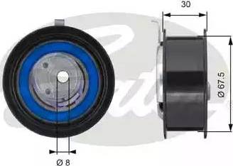 Gates T43059 - Натяжна ролик, ремінь ГРМ autozip.com.ua