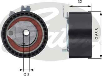 Gates T43064 - Натяжна ролик, ремінь ГРМ autozip.com.ua