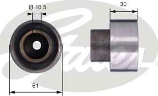 Gates T42053 - Шків привідного паса autozip.com.ua