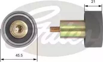 Gates T42171 - Паразитний / Провідний ролик, зубчастий ремінь autozip.com.ua