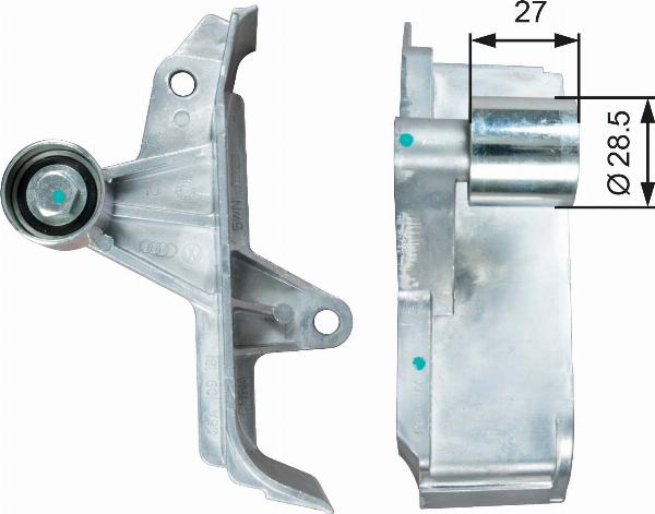 GATES T42313 - Паразитний / Провідний ролик, зубчастий ремінь autozip.com.ua