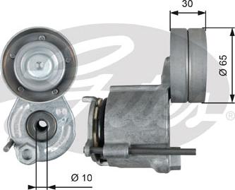 Gates T39267 - Натягувач ременя, клинові зуб. autozip.com.ua