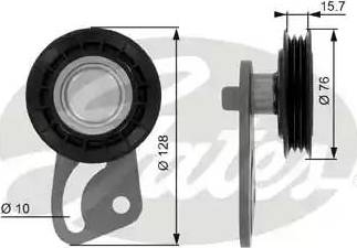 Gates T36073 - Паразитний / провідний ролик, поліклиновий ремінь autozip.com.ua