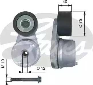 Gates T38564 - Натягувач ременя, клинові зуб. autozip.com.ua