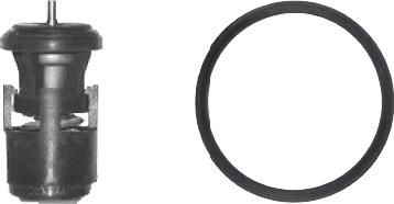 GATES TH14780G1 - Термостат, охолоджуюча рідина autozip.com.ua