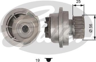 GATES WP0095 - Водяний насос autozip.com.ua