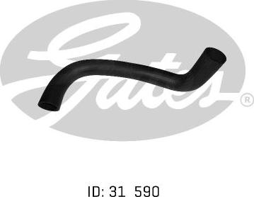 GATES 05-0233 - Шланг радіатора autozip.com.ua