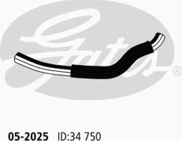 GATES-AU 05-2025 - Шланг радіатора autozip.com.ua