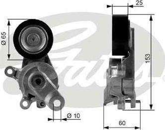 GATES-AU 38209 - Натягувач ременя, клинові зуб. autozip.com.ua