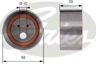 GATES-AU T41248 - Натяжна ролик, ремінь ГРМ autozip.com.ua