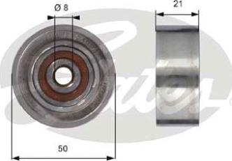 GATES-AU T42098 - Паразитний / Провідний ролик, зубчастий ремінь autozip.com.ua