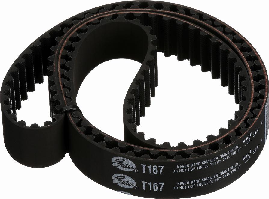 GATES T167 - Ремінь ГРМ autozip.com.ua
