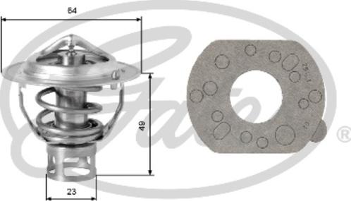 GATES-AU TH04077G1 - Термостат, охолоджуюча рідина autozip.com.ua