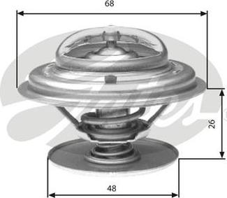 GATES-AU TH32882G1 - Термостат, охолоджуюча рідина autozip.com.ua