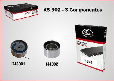 GATES KS902 - Комплект ременя ГРМ autozip.com.ua