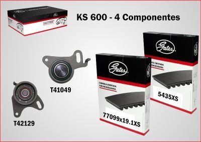 GATES KS600 - Комплект ременя ГРМ autozip.com.ua