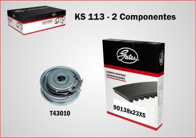 GATES KS113 - Комплект ременя ГРМ autozip.com.ua