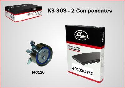 GATES KS303 - Комплект ременя ГРМ autozip.com.ua