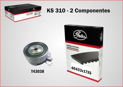 GATES KS310 - Комплект ременя ГРМ autozip.com.ua