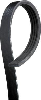 GATES K040384 - Поліклиновий ремінь autozip.com.ua