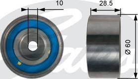GATES TCK1602N - Комплект ременя ГРМ autozip.com.ua