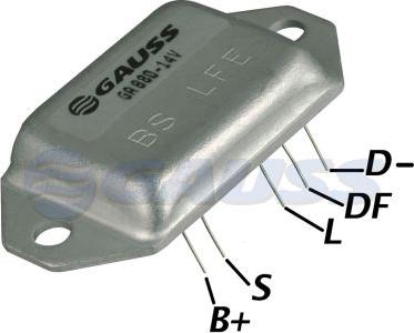 GAUSS GA880 - Регулятор напруги генератора autozip.com.ua