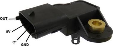 GAUSS GI3576 - Датчик, тиск у впускний трубі autozip.com.ua