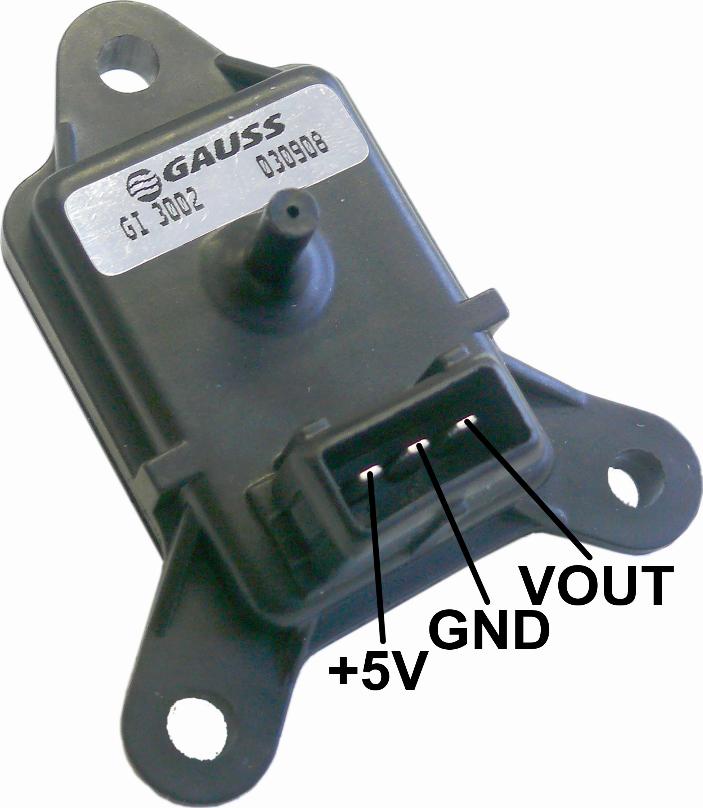 GAUSS GI3002 - Датчик, тиск у впускний трубі autozip.com.ua