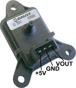 GAUSS GI3002 - Датчик, тиск у впускний трубі autozip.com.ua