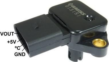 GAUSS GI3151 - Датчик, тиск у впускний трубі autozip.com.ua