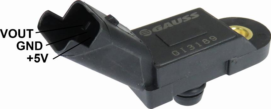 GAUSS GI3189 - Датчик, тиск у впускний трубі autozip.com.ua
