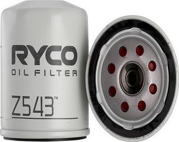 GCG Turbos Australia RY-Z543 - Масляний фільтр autozip.com.ua