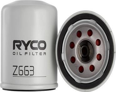 GCG Turbos Australia RY-Z663 - Масляний фільтр autozip.com.ua