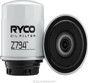 GCG Turbos Australia RY-Z794 - Масляний фільтр autozip.com.ua