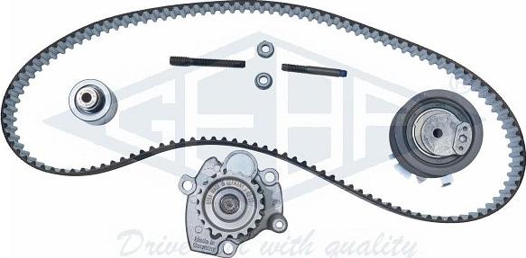 Geba K10565A - Водяний насос + комплект зубчатого ременя autozip.com.ua