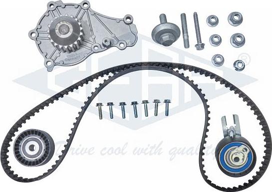 Geba K30040BS - Водяний насос + комплект зубчатого ременя autozip.com.ua