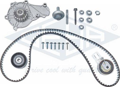 Geba K30040DS - Водяний насос + комплект зубчатого ременя autozip.com.ua