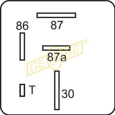 Gebe 9 9136 1 - Реле, паливний насос autozip.com.ua