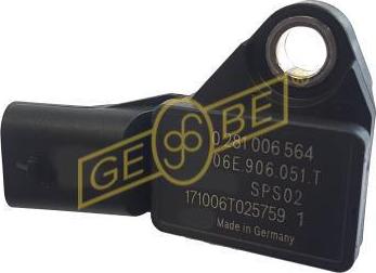 Gebe 9 2246 1 - Датчик, тиск вихлопних газів autozip.com.ua
