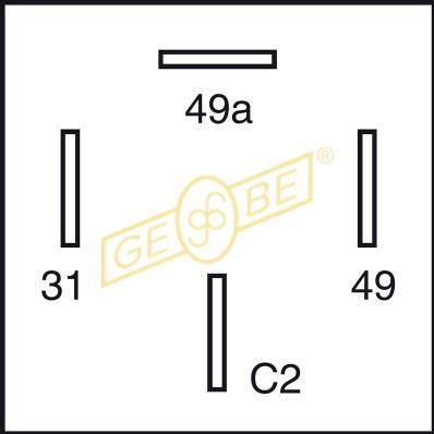 Gebe 9 7039 1 - Лямбда-зонд, датчик кисню autozip.com.ua