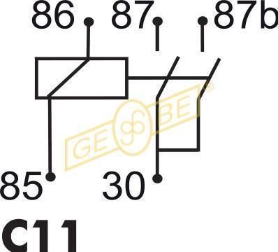 Gebe 9 7031 1 - Лямбда-зонд, датчик кисню autozip.com.ua