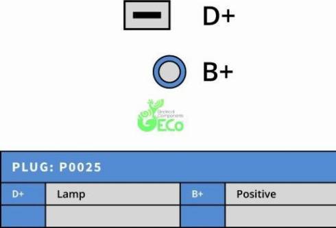 GECO A430025A - Генератор autozip.com.ua