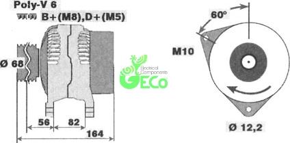 GECO A1415031 - Генератор autozip.com.ua