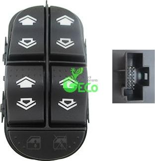 GECO IA29006 - Вимикач, стеклолод'емнік autozip.com.ua