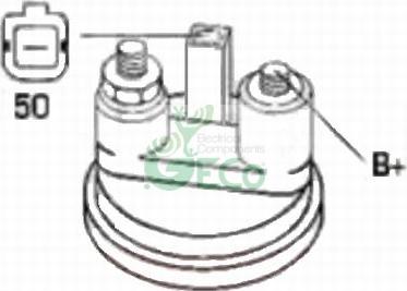 GECO M50508R - Стартер autozip.com.ua