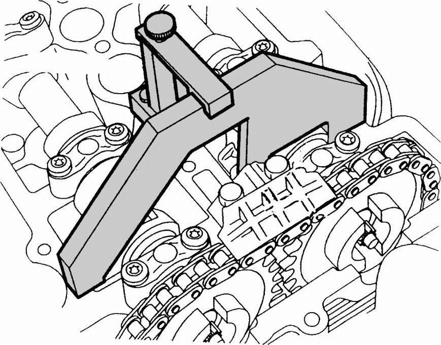 GEDORE KL-0580-7 KB - Позиціюючий інструмент, газораспред. autozip.com.ua
